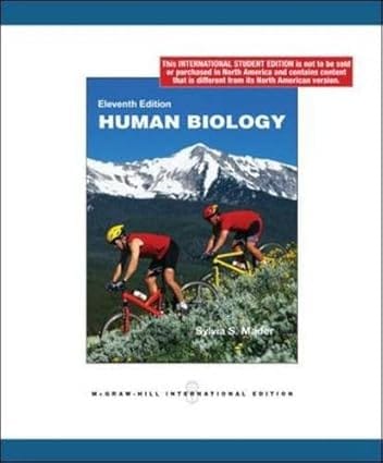 Human Biology 11th Edition International Edition 2010 By Mader S S