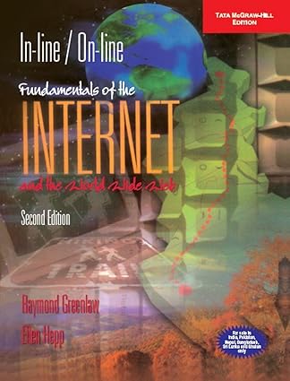 Inline Online Fundamentals Of Internet And The World Wide Web 2nd Edition 2019 By Greenlaw R