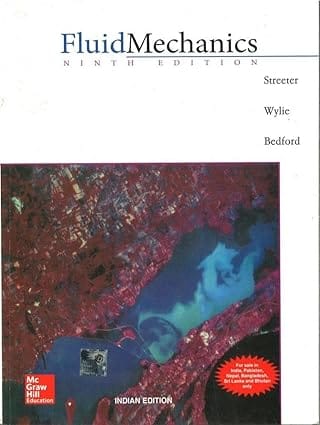 Fluid Mechanics 9th Edition 2017 By Streeter V L