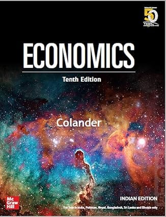 Economics 10th Edition 2019 By Colander D