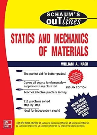 Schaums Outline Of Statics And Mechanics Of Materials 2020 By Nash W A