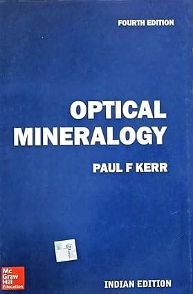 Optical Mineralogy 4th Edition 2014 By Kerr P F