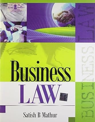 Business Law 2019 By Mathur S B