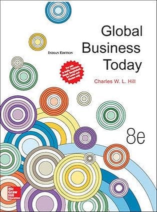 Global Business Today 8th Edition 2017 By Hill C W L