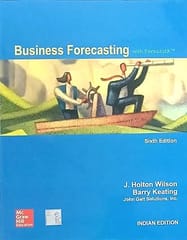 Business Forecasting With Forecastx Tm-Cd 6th Edition 2014 By Wilson J H