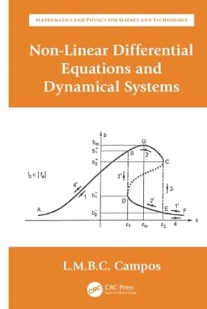 Non Linear Differential Equations And Dynamical Systems 2020 By Campos L M B C
