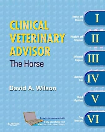 Clinical Veterinary Advisor The Horse 2012 By Wilson D