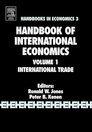 Handbook Of International Economics Vol 1 1988 By Jones