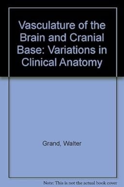 Vasculature Of The Brain And Cranial Base Variations In Clinical Anatomy 1998 By Grand