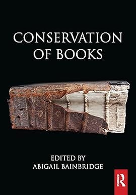 Conservation Of Books 2023 By Bainbridge A