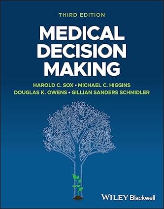 Medical Decision Making 3rd Edition 2024 By Sox H C
