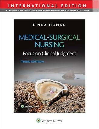 Medical Surgical Nursing Focus On Clinical Judgment With Access Code 3rd International Edition 2024 By Honan L