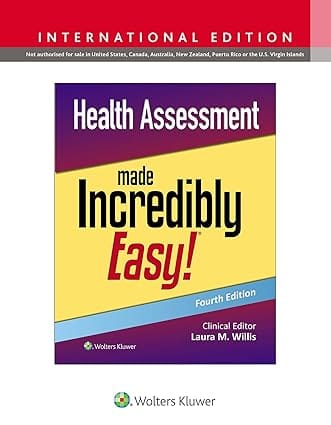 Health Assessment Made Incredibly Easy! 4th International Edition 2025 By Willis L