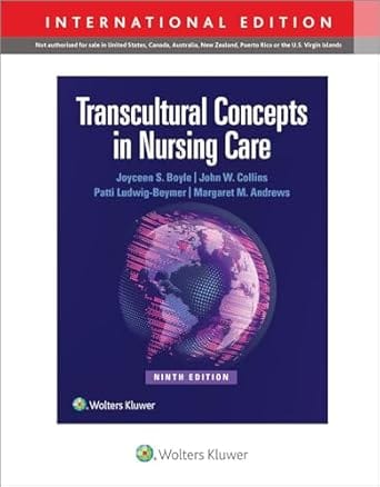 Transcultural Concepts In Nursing Care With Access Code 9th International Edition 2025 By Boyle J S