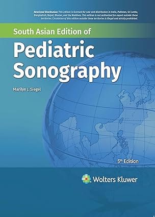 Pediatric Sonography 5th South Asia Edition 2025 By Siegel M J