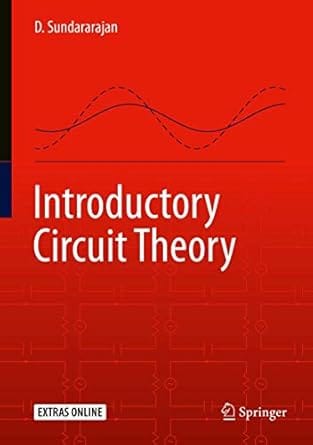 Introductory Circuit Theory 2020 By Sundararajan D