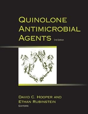 Quinolone Antimicrobial Agents 3rd Edition 2003 By Hooper D C