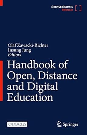 Handbook Of Open Distance And Digital Education 2 Vol Set 2023 By Zawacki-Richter O