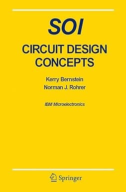 Soi Circuit Design Concepts 2000 By Bernstein K