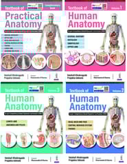 Textbook of Human Anatomy 4 Volumes Set With Index 1st Edition 2025 By Vaishali Khobragade