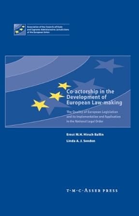 Co- Actorship In The Development Of European Law- Making 2005 By Ballin H