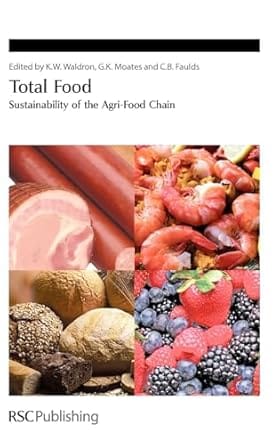 Total Food Sustainability Of The Agri Food Chain 2010 By Waldron K W