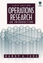 Operation Research An Introduction, 6th Edition 1996 By Taha H A
