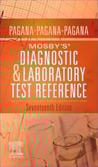 Mosbys Diagnostic And Laboratory Test Reference 17th Edition 2025 By Pagana K D