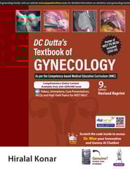 DC Dutta's Textbook of Gynecology 9th edition 2024