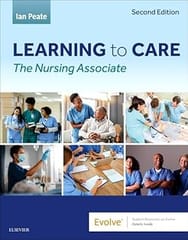 Learning To Care The Nursing Associate With Access Code 2nd Edition  2025  By Peate I.