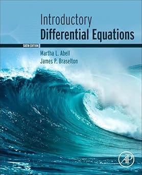 Introductory Differential Equations 6th Edition  2023  By Abell M.L.