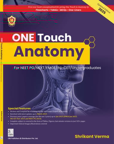 One Touch Anatomy for for NEET/NEXT/FMGE/INI-CET 1st Edition by Shrikant Varma
