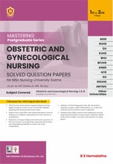 Mastering Postgraduate Series-Obstetric and Gynecological nursing Solved Qs Papers for MSc Nursing University Exams 1st Edition 2025 By B S Hemalatha