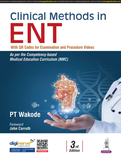 Clinical Methods In ENT 3rd Edition 2025 By Pt Wakode