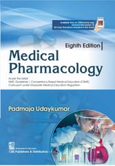 Medical Pharmacology 8th Edition 2025 By Padmaja Udaykumar