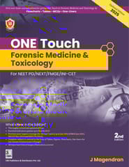 One Touch Forensic Medicine & Toxicology 2nd Edition 2025 By J Magendran