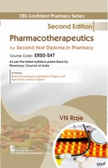 CBS Confident Pharmacy Series  Pharmacotherapeutics for Second Year Diploma in Pharmacy 2nd Edition 2025 By VN Raje