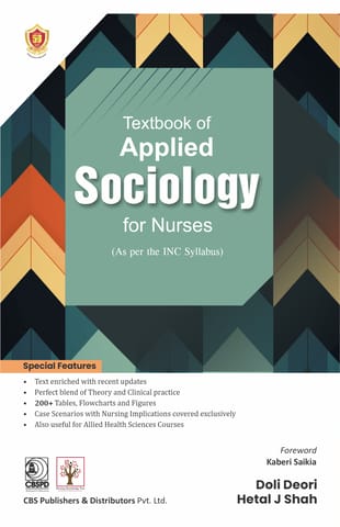 Textbook of Applied Sociology for Nurses 1st Edition 2025 by Doli Deori and Hetal Shah