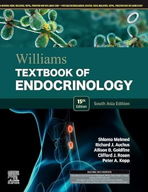 Williams Textbook of Endocrinology 15th South Asia Edition 2025 By Shlomo Melmed