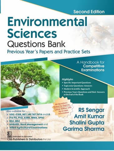 Environmental Sciences Questions Bank Previous Year’s Papers and Practice Sets 2nd Edition 2026 By RS Senger