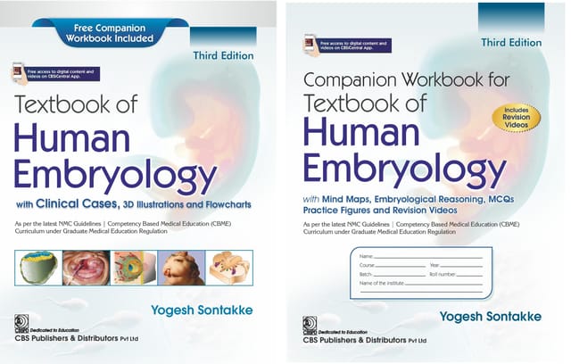 Textbook Of Human Embryology With Clinical Cases 3D Illustrations And Flowcharts 3rd Edition 2026 By Yogesh Sontakke