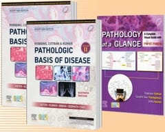 Robbins and Cotran Pathologic Basis of Disease 2 Volume Set 11th Edition with Pathology at a Glance South Asia Edition 2025 by Robbins, Cotran, Kumar