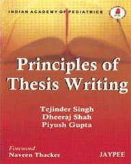 Principles Of Thesis Writing Iap 1st Reprint Edition 2025 By Tejinder Singh