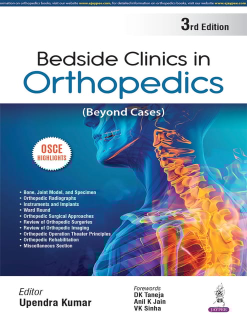 Bedside Clinics In Orthopedics (Beyond Cases) 3rd Edition 2025 By Upendra Kumar