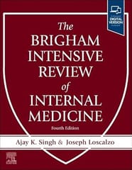 The Brigham Intensive Review of Internal Medicine 4th Edition 2025 By Singh