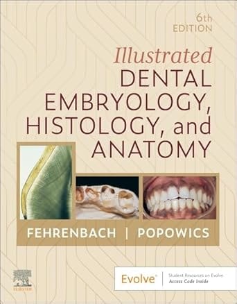 Illustrated Dental Embryology, Histology, and Anatomy 6th Edition 2025 By Fehrenbach