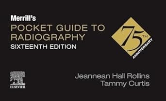 Merrill's Pocket Guide to Radiography 16th Edition 2025 By Rollins