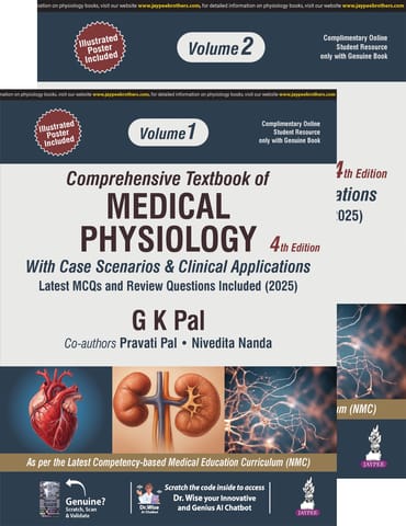 Comprehensive Textbook Of Medical Physiology(2Vols) With Case Scenarios & Clinical Applications 4th Edition 2025 By Gopal Krushna Pal