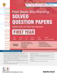Post Basic BSc Nursing SOLVED QUESTION PAPERS Subject-wise cum Topic-wise Approach First Year 1st Edition 2026 By Babita Sood