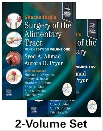 Shackelfords Surgery Of The Alimentary Tract 2 Vol Set 9th Edition 2026 By Ahmad S A